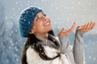 Photo: Snowing time in winter Snowing time in winter