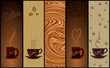 Set of coffee banners. Vector illustration