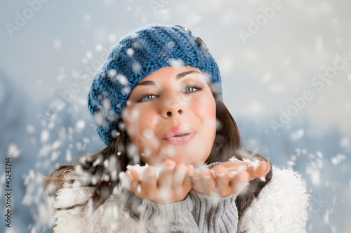 Photo: Winter happiness and carefree Winter happiness and carefree