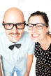 Glückliche Nerds