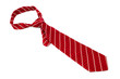red striped necktie