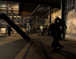 Steampunk Forscher im Schatten