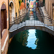 Bridge on the canal in Venice