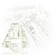 Architectural background. Part of architectural project