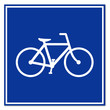 Ilustración: Señal bicicleta Señal bicicleta