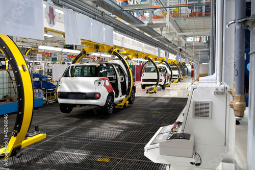 Photo: car production line car production line