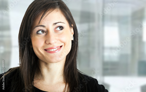 Photo: Thoughtful businesswoman Thoughtful businesswoman
