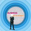 Business word cloud for business concept, Business Development