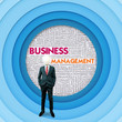 Business word cloud for business concept, Business Management