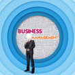 Business word cloud for business concept, Business Management
