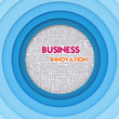 Business word cloud for business concept, Business Innovation