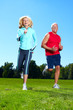 Happy jogging couple.