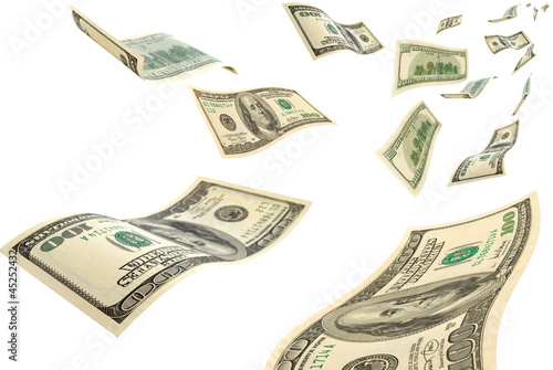 Illustration: Money in the air. Money in the air.
