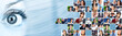 Business people team collage.