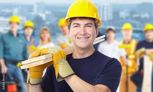 Photo: Worker carpenter. Worker carpenter.