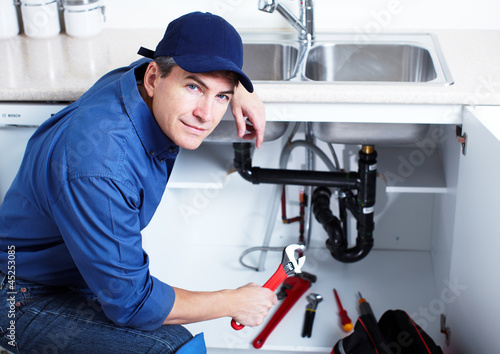 Photo: Professional plumber. Professional plumber.