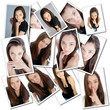 Young woman collage