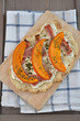 Kürbis Schinken Flammkuchen