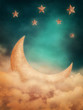 Illustration: Moon and stars Moon and stars