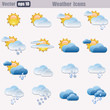 set of weather icons