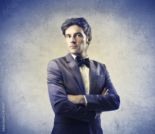 Photo: Serious Fashionable Man Serious Fashionable Man
