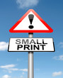 Small print concept.