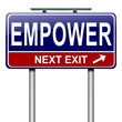 Empower concept.