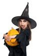 Child in halloween costume