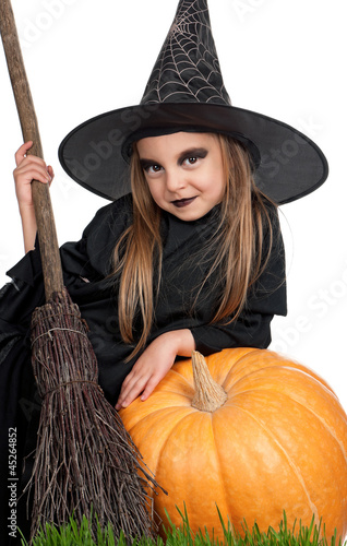 Photo: Child in halloween costume Child in halloween costume