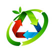 Vettoriale: logo recyclage logo recyclage