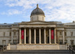 Steps leading up to The National Gallery, London
