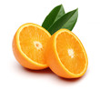 Fresh Two half orange