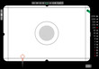 Classic SLR viewfinder, with free space for your pics, vector