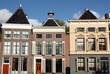 Canal houses in the city Groningen.Netherlands