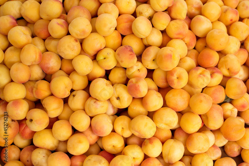 Photo: apricot pattern texture on a market display apricot pattern texture on a market display