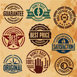 premium quality guarantee stamps labels set collection