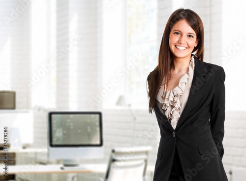 Photo: Smiling businesswoman Smiling businesswoman