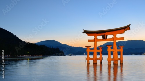 Photo: Japan's Famed Miyajima Gate Hiroshima Prefecture Japan's Famed Miyajima Gate Hiroshima Prefecture