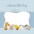 baby boy shower card