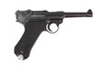 Luger P08 Parabellum handgun isolated