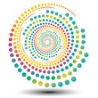 stylish swirl shape, design element