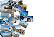 Stack of travel images from the world.