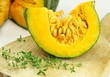 Slice of pumpkin