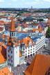Photo: The aerial view of Munich city center from the tower of the old The aerial view of Munich city center from the tower of the old