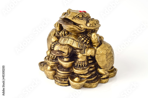 Photo: The Chinese symbol of riches.Frog of prosperity The Chinese symbol of riches.Frog of prosperity