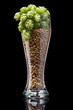 Beer glass with ingredients
