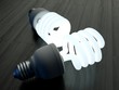 an energy saving light bulb