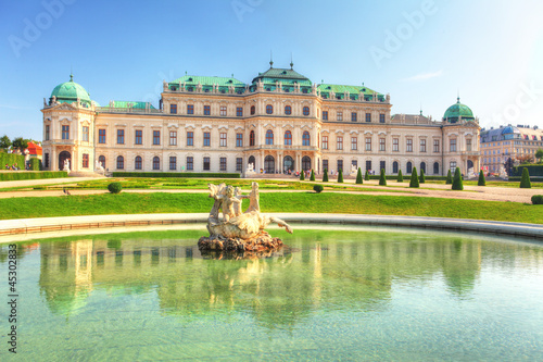 Photo: Belvedere Palace in Vienna - Austria Belvedere Palace in Vienna - Austria