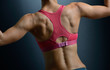 Muscular femala back