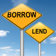 Lend or borrow.